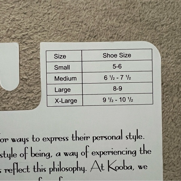 ❌SOLD ❌KOOBA Memory foam slippers - Size large (fits more of a 7-8) - Picture 3 of 4